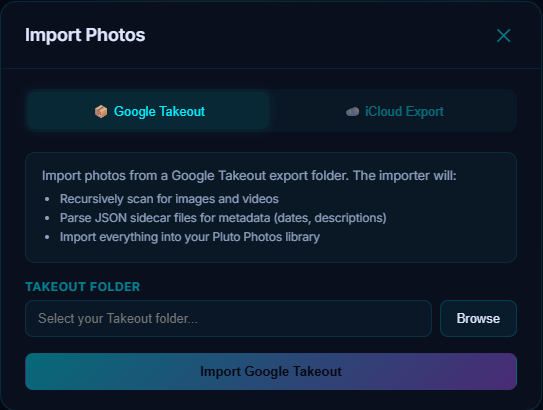 Google Takeout Organizer — How the Takeout Importer Works